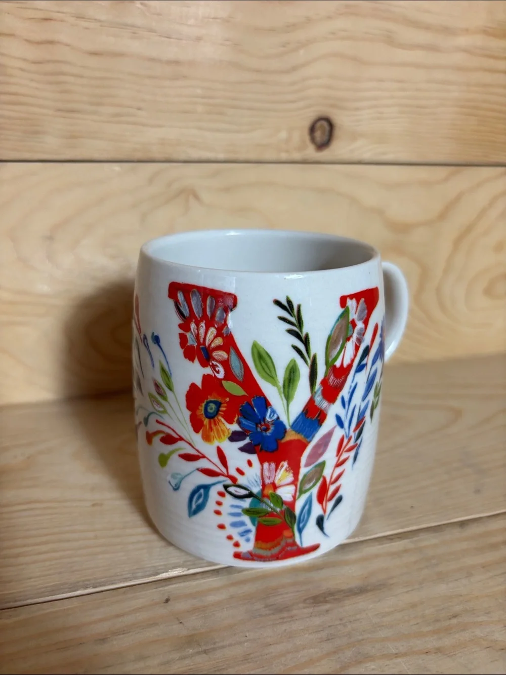 Anthropologie Starla Hoffman Y mug